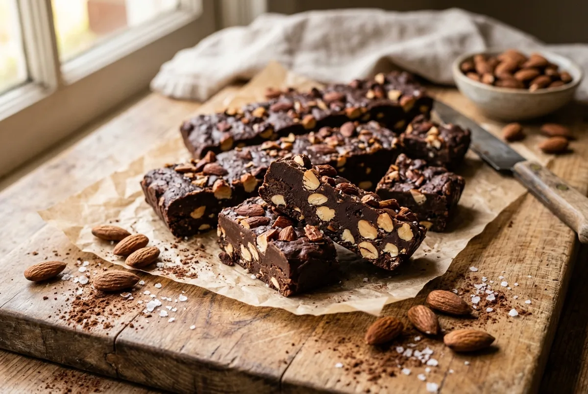 Roasted Almond Fudge Stick